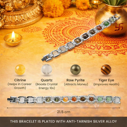 Metal Dhan Yog™ Bracelet – Silver Platted