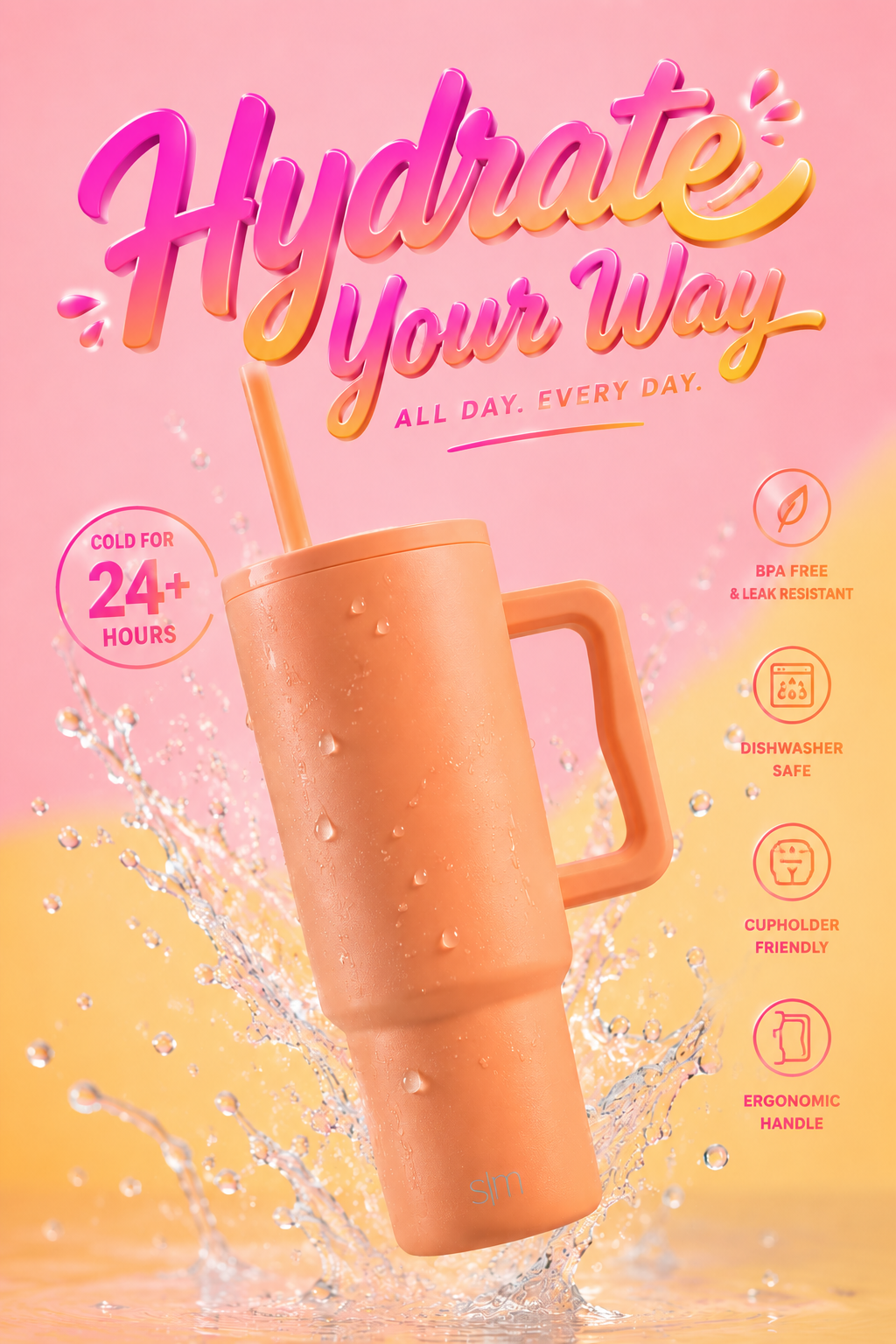 Glowsip Steel Tumbler