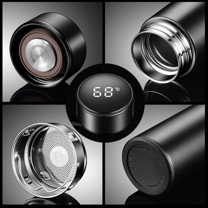 Led Temperature Display Stainless Steel Bottle Thermos