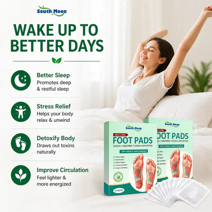 Herbal & Gentle Ingredient Detox Foot Pads (PACK OF 10)