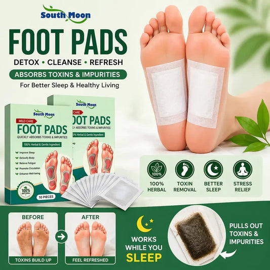 Herbal & Gentle Ingredient Detox Foot Pads (PACK OF 10)