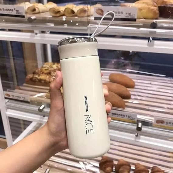 Nice Water Bottle BPA Free Bottle with Glass Inner Liner Plastic Shell Bottle