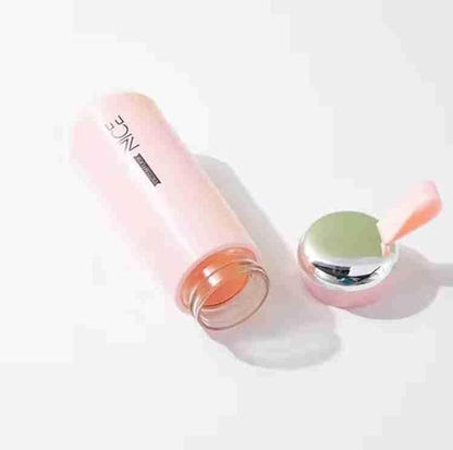 Nice Water Bottle BPA Free Bottle with Glass Inner Liner Plastic Shell Bottle