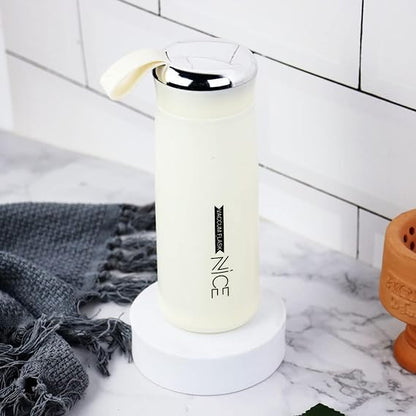 Nice Water Bottle BPA Free Bottle with Glass Inner Liner Plastic Shell Bottle